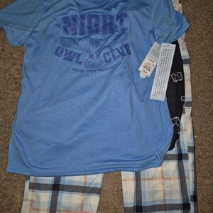 Target Blue Night Owl Kids Pajama Set